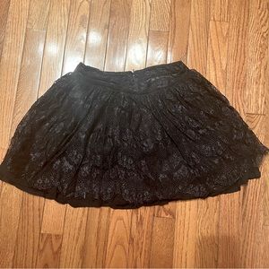 Forever 21 Lace Black Skirt